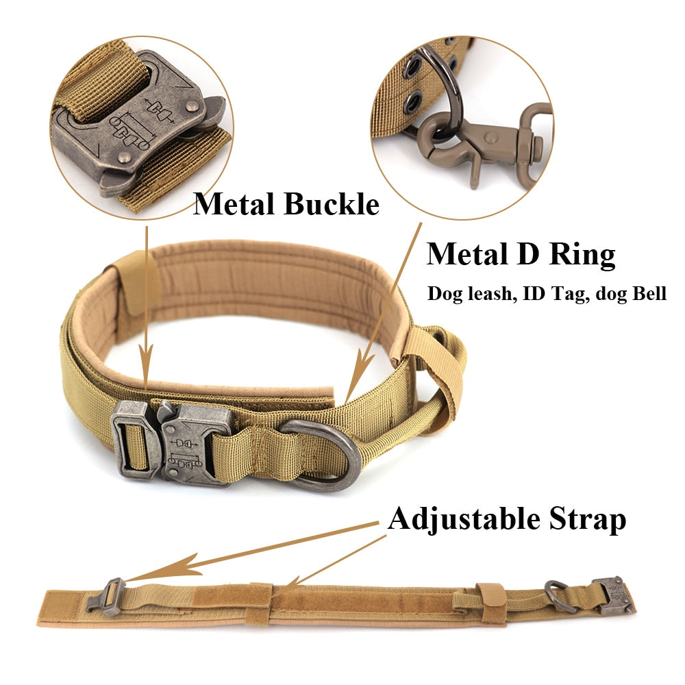 Dog Training Collar Adjustable Tactical