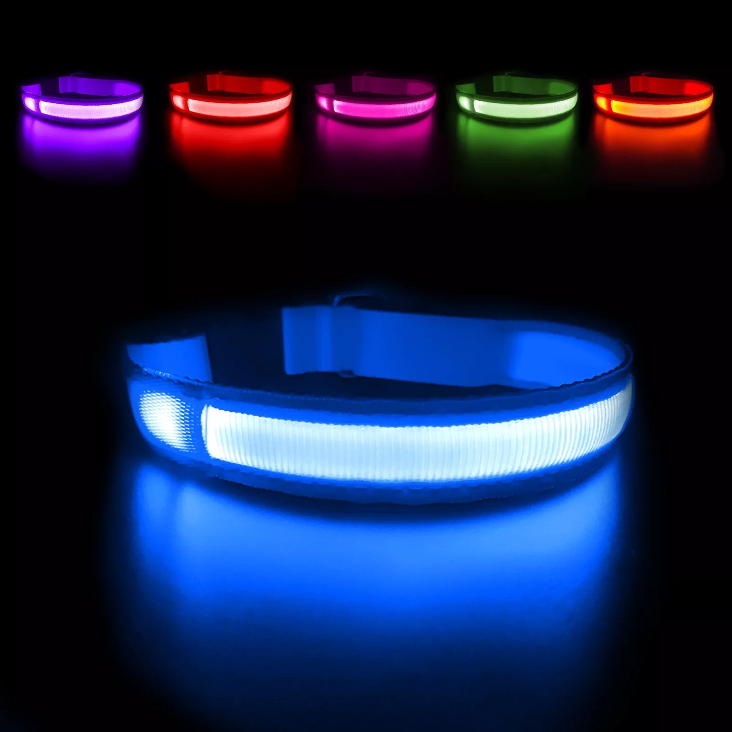 Waterpoof Luminous Dog Collar